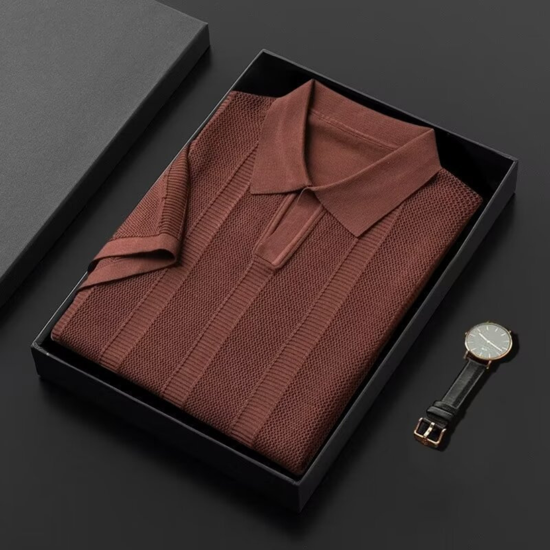 Brown knitted t-shirt