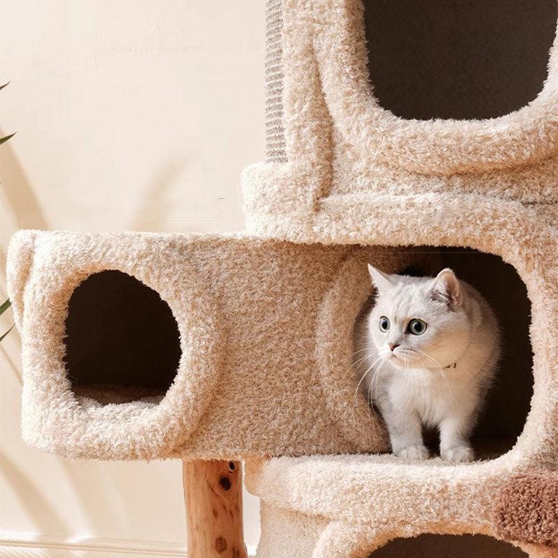 Deluxe Large Cat Climbing Frame Treehouse