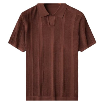 Brown knitted t-shirt